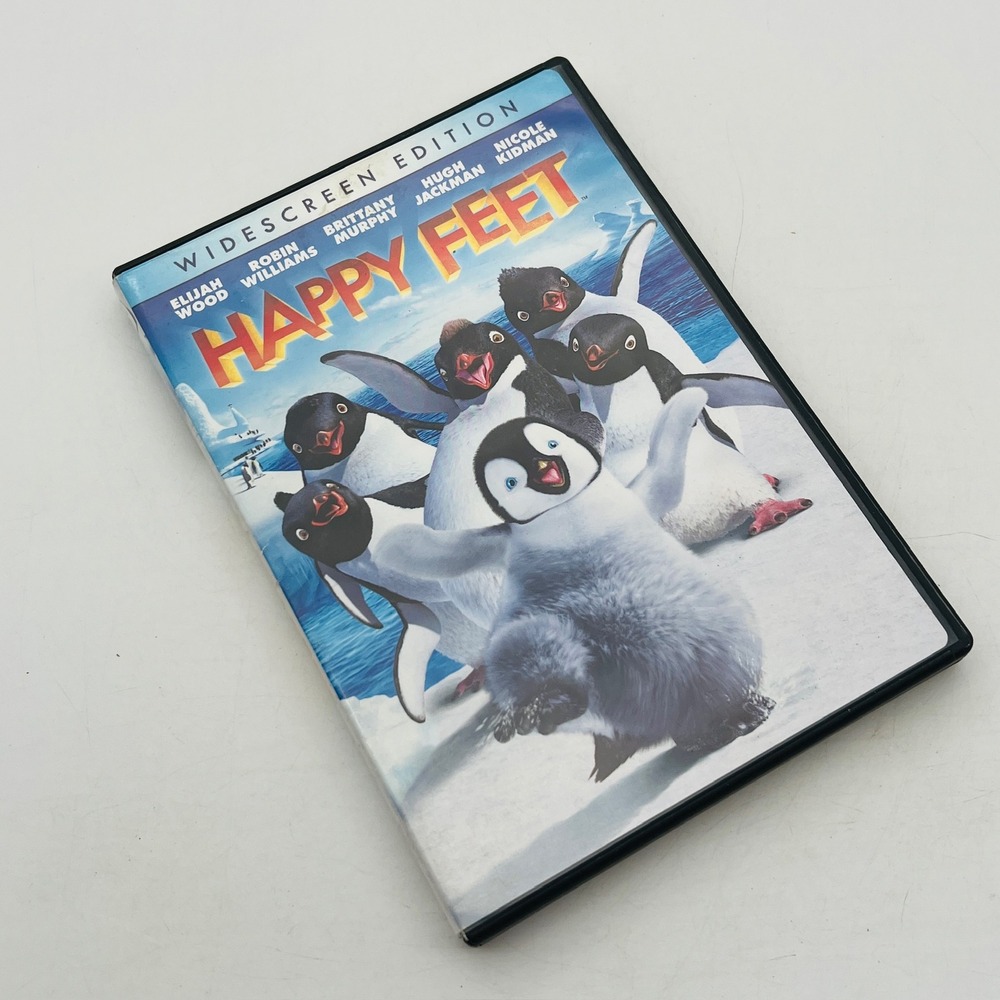 Happy Feet DVD Widescreen Edition 2006 Animated Movie Robin Williams Elijah Wood